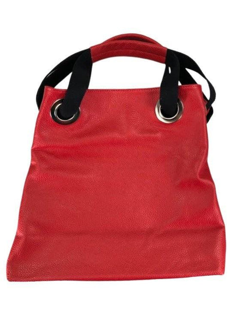 leather shopper